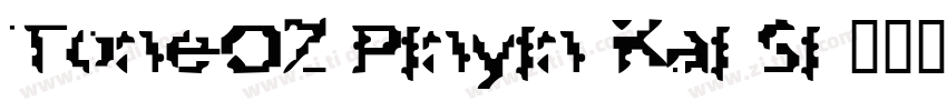ToneOZ Pinyin Kai Si字体转换